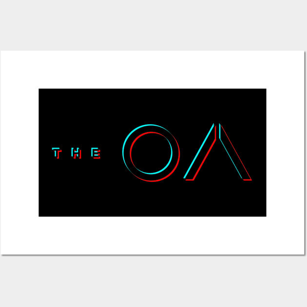 The OA Glitch Blur - Black Wall Art by viking_elf